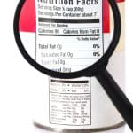 A Pinterest pin image of an ingredient label.