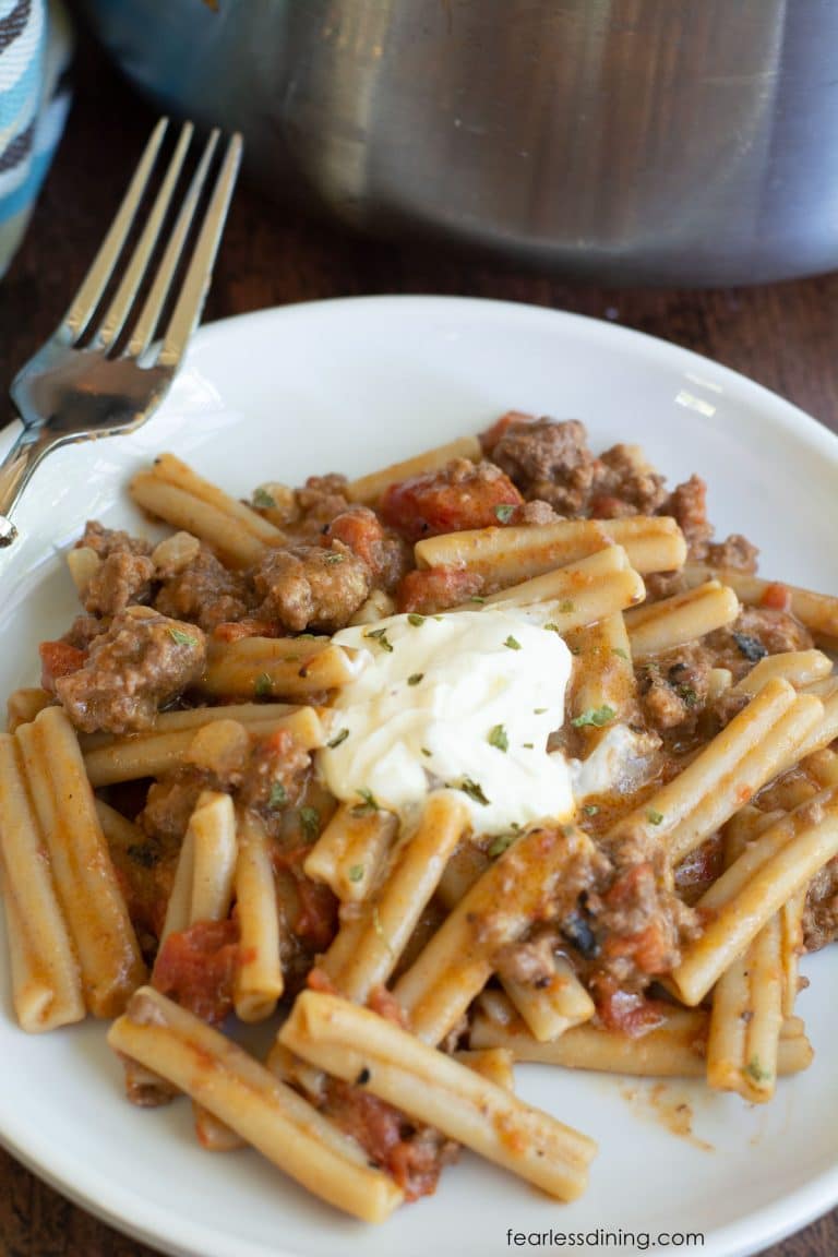 Gluten Free Cheeseburger Pasta