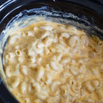 Cooked gluten free mac and cheese in my Crock Pot.