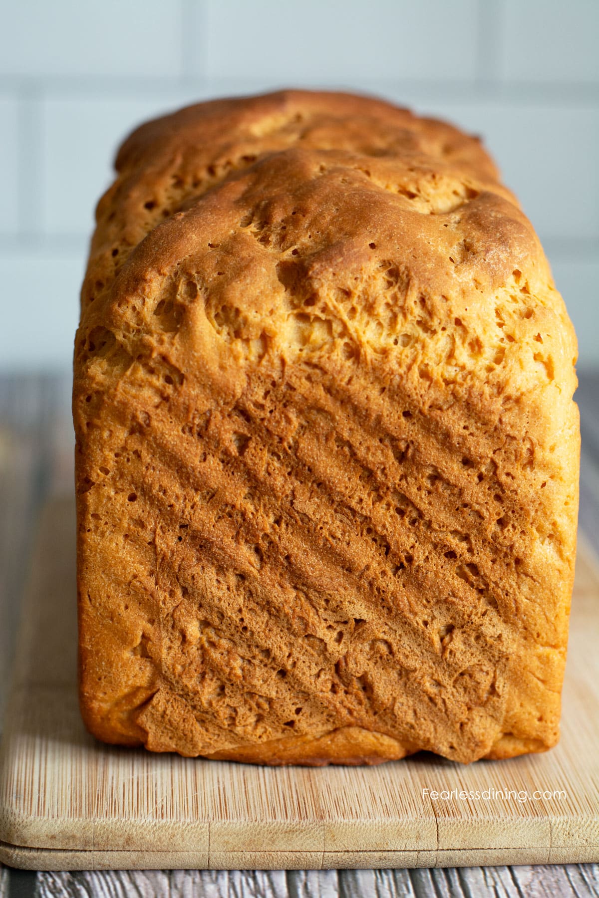 The whole loaf of the Cup4Cup tested bread.