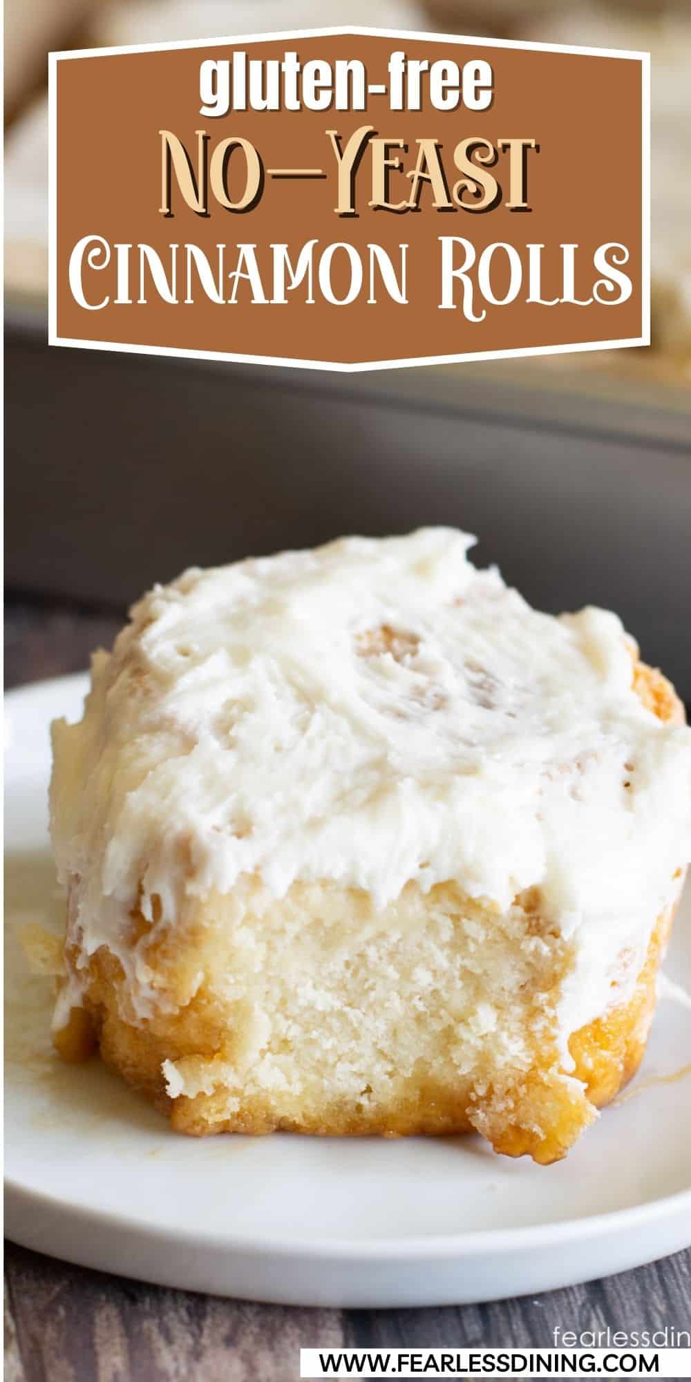 Easy, Fluffy Gluten Free No Yeast Cinnamon Rolls Fearless Dining