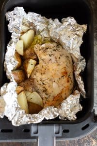 Easy Chicken Air Fryer Foil Packets - Fearless Dining
