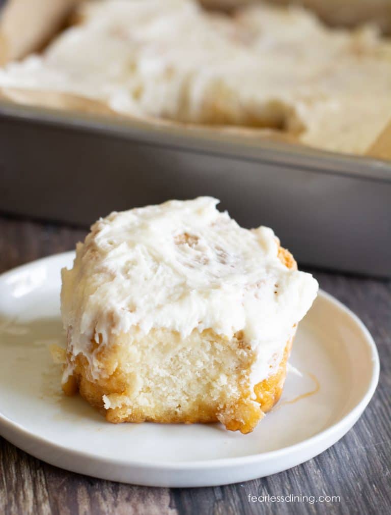 Easy, Fluffy Gluten Free No Yeast Cinnamon Rolls