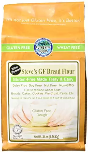 Steve's Gluten Free Bread Flour Blend, 3 lbs
