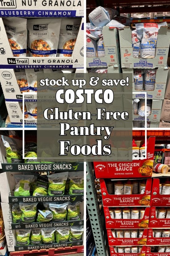 Four gluten free pantry foods I found at our local Costco store.