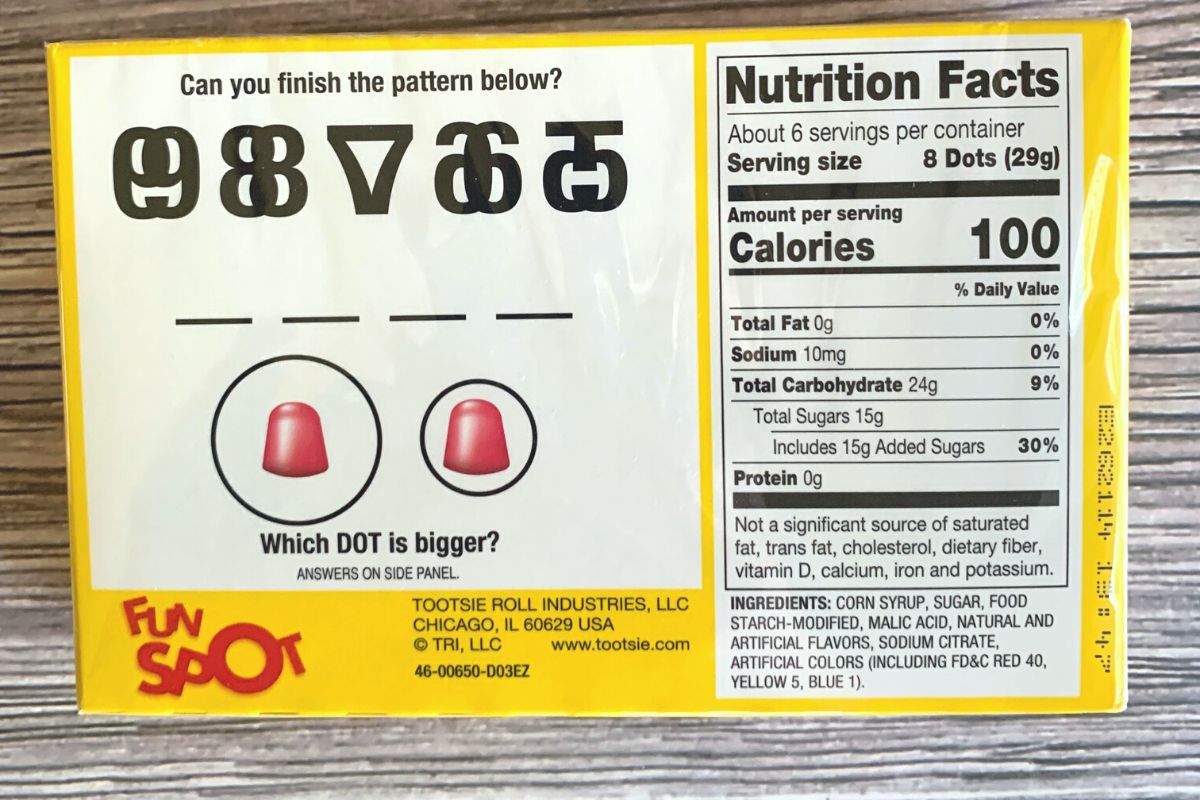 Are DOTS Gluten Free? - Fearless Dining